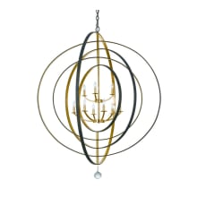 Luna 9 Light 48" Wide Taper Candle Style Chandelier