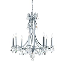 Cedar 8 Light 28" Wide Crystal Chandelier with Swarovski Strass Crystal Accents