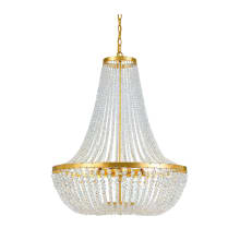 Rylee 8 Light 25" Wide Crystal Empire Chandelier