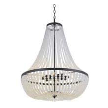 Rylee 8 Light 25" Wide Crystal Empire Chandelier