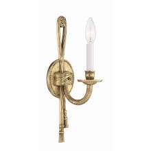 Cast Brass Wall Mount 15" Tall Wall Sconce