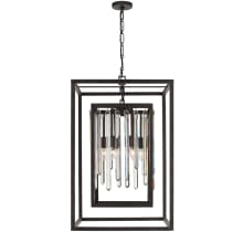 Hollis 6 Light 21" Wide Crystal Pendant with Hand Cut Crystal Accents