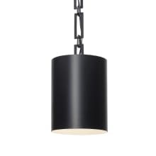 Alston 8" Wide Mini Pendant with Steel Shade