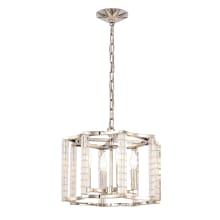 Carson 4 Light 16" Wide Crystal Pendant with Clear Crystal Accents