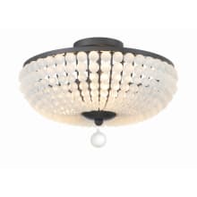 Bella 3 Light 16" Wide Flush Mount Bowl Ceiling Fixture