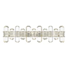 Bolton 25" Wide Vanity Light with Faceted Crystal Accents