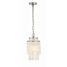 Brielle 7" Wide Mini Pendant with Shell Shade
