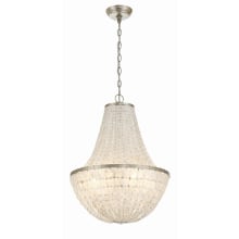 Brielle 6 Light 18" Wide Empire Chandelier with Shell Shade