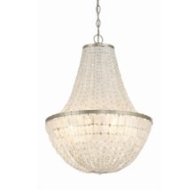 Brielle 6 Light 18" Wide Empire Chandelier with Shell Shade