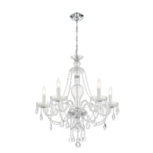 Candace 5 Light 25" Wide Crystal Chandelier with Swarovski Strass Crystal Accents