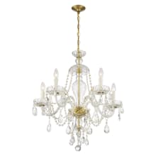 Candace 5 Light 25" Wide Crystal Chandelier with Hand Cut Crystal Accents