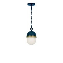 Capsule 3 Light 12" Wide Outdoor Pendant with Frosted Glass Shade