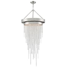 Clarksen 6 Light 26" Wide Crystal Chandelier with Hand Cut Crystal Accents