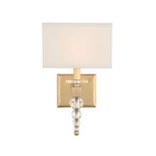 Clover 16" Tall Wall Sconce with Glass Ball Accents
