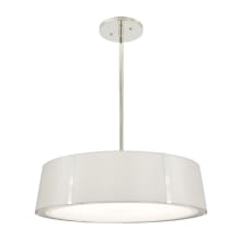Fulton 6 Light 24" Wide Chandelier with Silk Shade