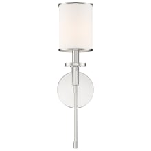 Hatfield 19" Tall Wall Sconce with Crystal Accents