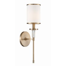 Hatfield 19" Tall Wall Sconce with Crystal Accents