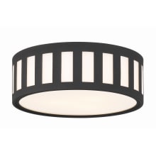 Kendal 3 Light 14" Wide Flush Mount Drum Ceiling Fixture