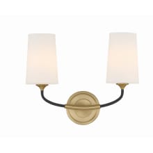 Niles 2 Light 12" Tall Wall Sconce