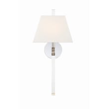 Renee 22" Tall Wall Sconce with Silk Shade