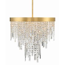 Winfield 6 Light 24" Wide Crystal Waterfall Chandelier