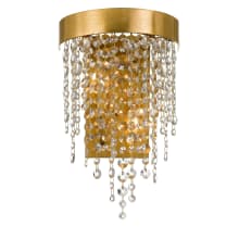 Winham 2 Light 16" Tall Wall Sconce with Hand Cut Crystal Accents