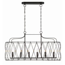 Zucca 6 Light 43" Wide Taper Candle Chandelier