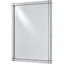 Monarch 30" W x 40" H Rectangular Framed Bathroom Mirror