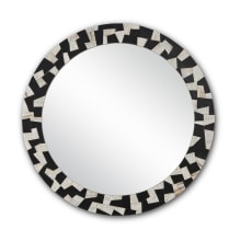 Bindu 36" Diameter Circular Framed Bathroom Mirror