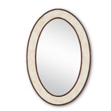 39" x 26" Oval Flat Accent Mirror