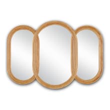 36" x 50-1/4" Oval Flat Accent Mirror