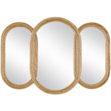 Triboa 50-1/4" W x 36" H Oval Framed Bathroom Mirror