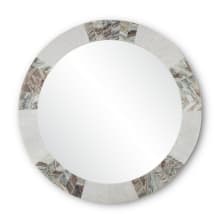 Elena 36" Diameter Circular Flat Accent Mirror