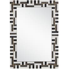 Gentry 28-1/4" W x 39-1/2" H Rectangular Framed Bathroom Mirror