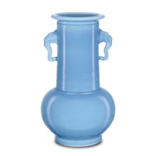 Sky Blue 13.5" Wide Vase