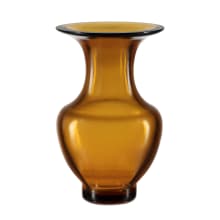 Amber and Gold Peking 5.25" Wide Vase