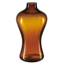 Amber and Gold Peking 7.5" Wide Vase