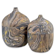 Brown Marbleized 6.0" Wide Container Set