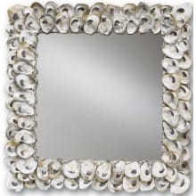 Oyster Shell 20" Square Mirror