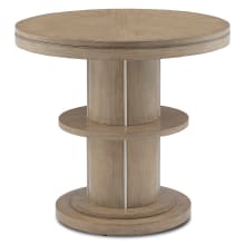 Tuban 32" Diameter Wood Pedestal Table
