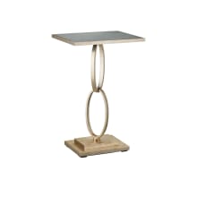 Bangle 18" Wide Glass Top Accent Table