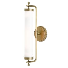 Latimer 20" Tall Wall Sconce with Glass Shade