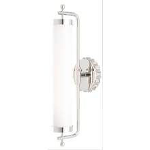 Latimer 20" Tall Wall Sconce with Glass Shade