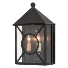 Ripley 2 Light 15-1/4" Tall Outdoor Candle Style Wall Sconce