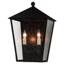 Bening 3 Light 17 3/4" Tall Outdoor Candle Style Wall Sconce