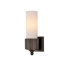 Bryce 13" Tall Oil Rubbed Bronze Bathroom Sconce with Frosted Glass Shade