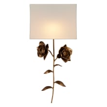 Rosabel 19" Tall LED Wall Sconce with Shantung Shade