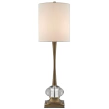 Giovanna 34" Tall Buffet Table Lamp with Optic Crystal Accent