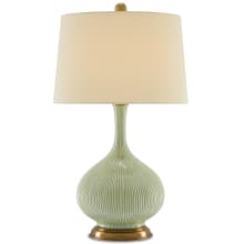 Cait 30" Tall Vase Table Lamp with Linen Shade