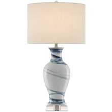Hanni 29" Tall Vase Table Lamp with Shantung Shade